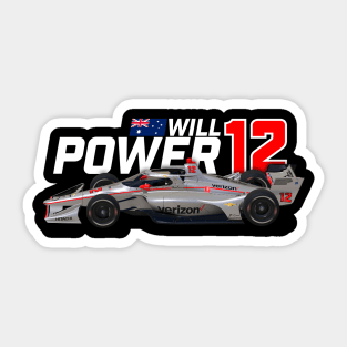 Will Power 2020 (white text) Sticker